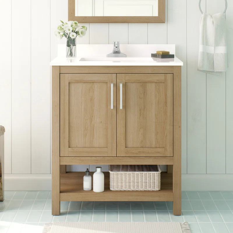 Harlene 30'' Single Bathroom Vanity with Top | Wayfair North America