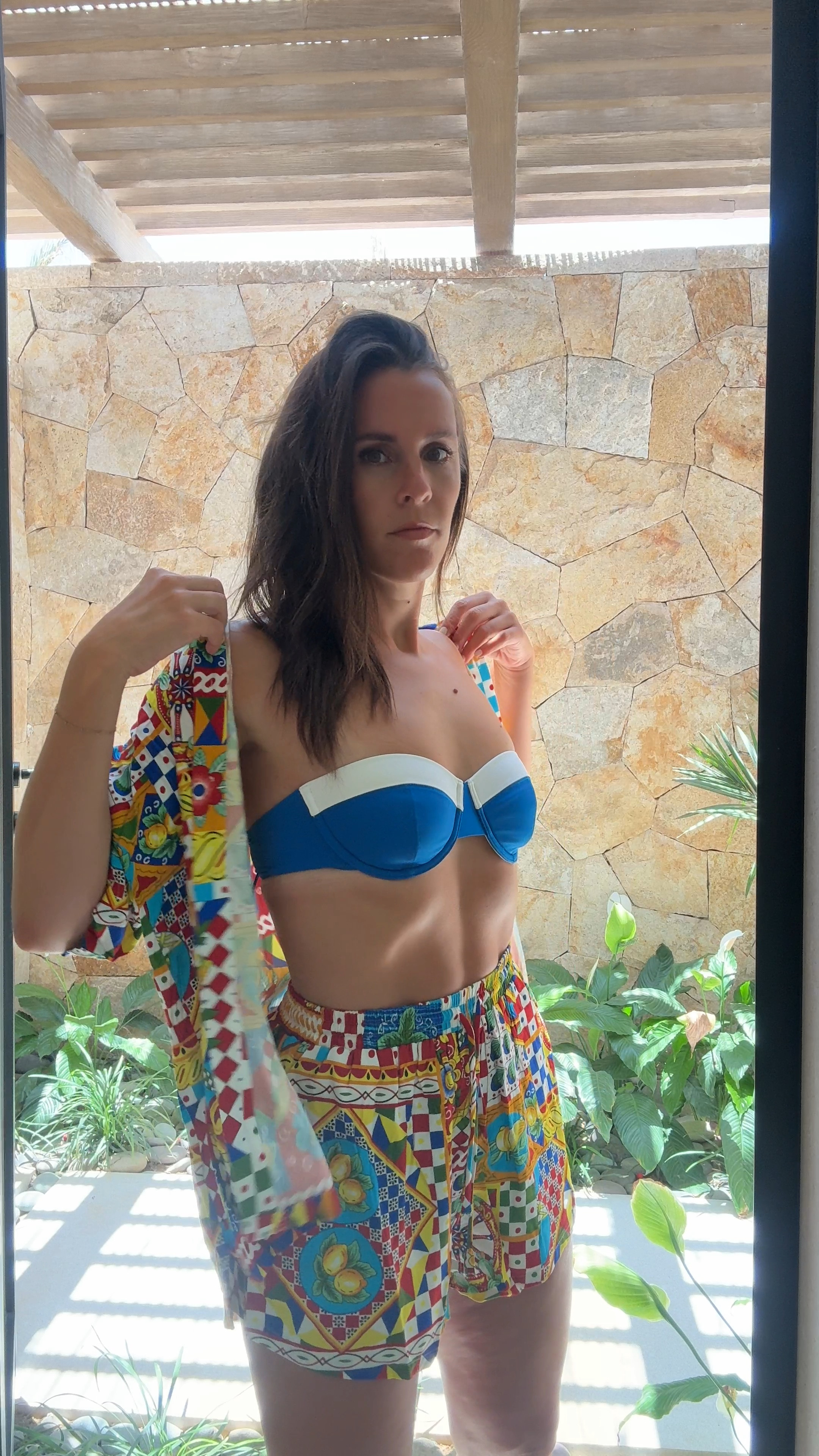 New favorite swim/coverup combo! Never been a huge fan of primary colors together but this is just perfect. All from @shopbop 

#LTKVideo #LTKfindsunder100 #LTKswim