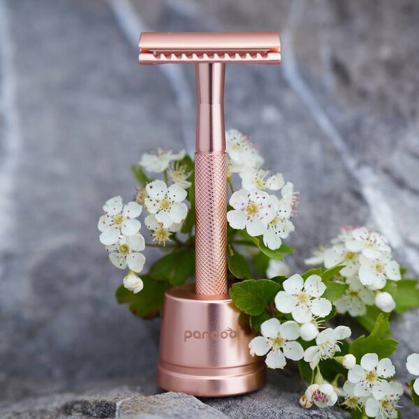 pandoo - Rasierhobel aus Metall | inkl. 10 Klingen | 7 Farben | Avocadostore | Avocadostore DE