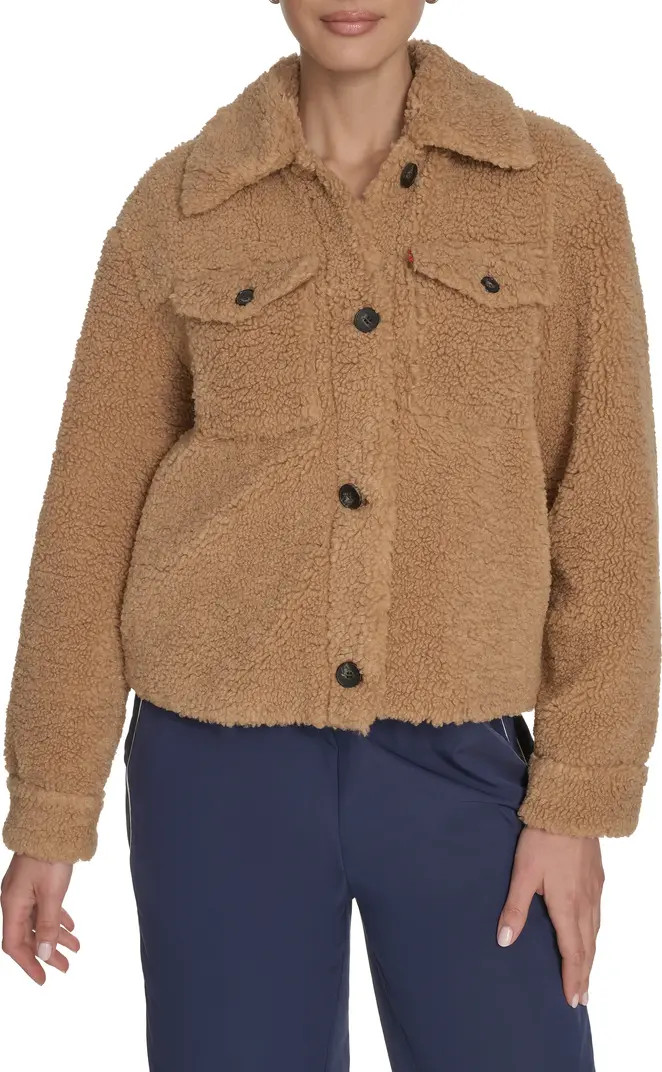 Faux Shearling Shacket | Nordstrom