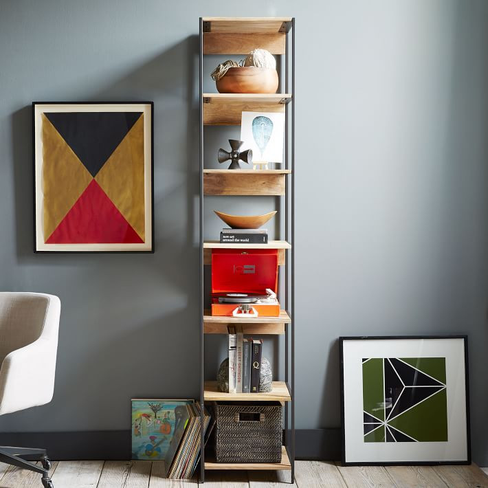 Industrial Modular Bookshelf (17") | West Elm (US)