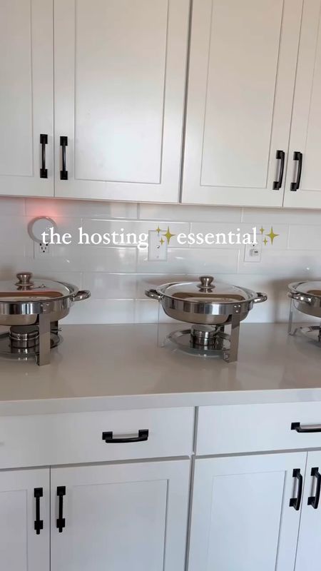 The hosting essential! I love using these for a family party we had, and will be looking forward to using this for Christmas and New Year’s Eve hosting!

Amazon home find. Chafing dish. New Year’s Eve party. Christmas party. Holiday hosting. Christmas hosting. Amazon find. Amazon home. 

#LTKSeasonal #LTKHoliday #LTKVideo
