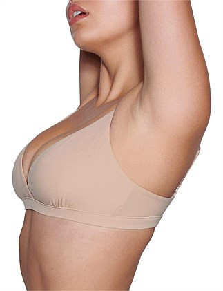 Skims Fits Everybody Lifting Triangle Bralette Clay | David Jones | David Jones (Australia & New Zealand)