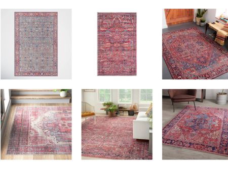 I’m searching for a rug for my office…clearly going for a specific look. I love the mixtures of reds, teal/blues, and cream colors, that they’re a flat weave and several are washable rugs. Which is your favorite?!

#LTKhome #LTKsalealert #LTKFind