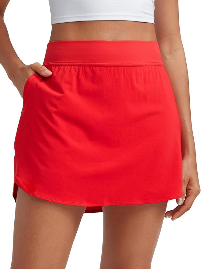 CRZ YOGA Dolphin Golf Skirts for Women A Line High Waisted Casual Athletic Mini Tennis Pickleball... | Amazon (US)