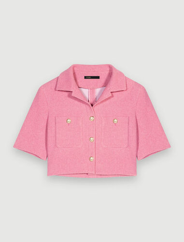 Cropped tweed jacket | Maje US