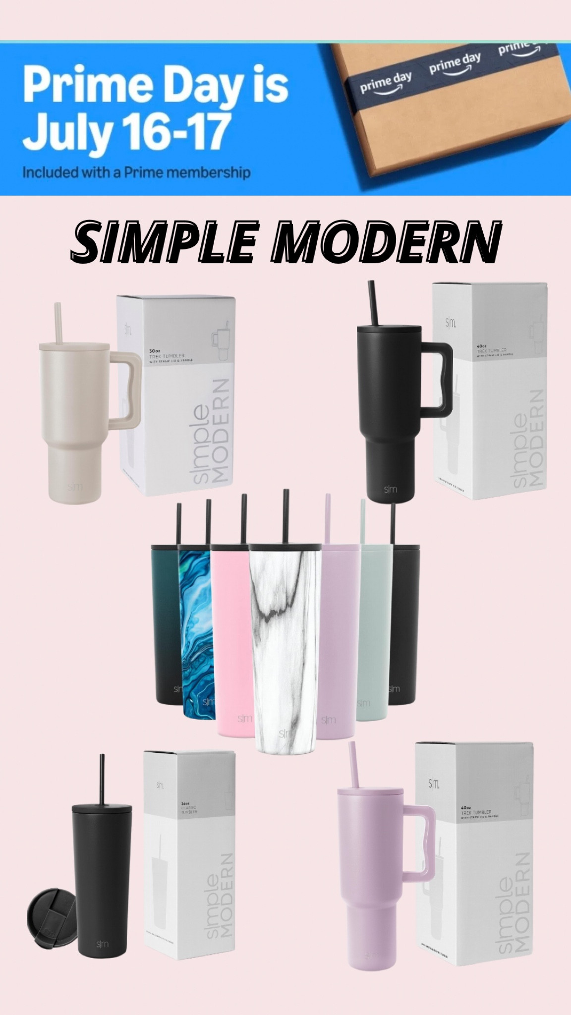 Simple Modern tumblers on sale for Amazon Prime Day! 

amazon must haves, amazon finds, amazon sale, prime day deals, amazon prime day, simple modern tumblers, 30oz tumbler, 40oz tumbler, cups with handle and straw, sale

#LTKFindsUnder50 #LTKHome #LTKSaleAlert