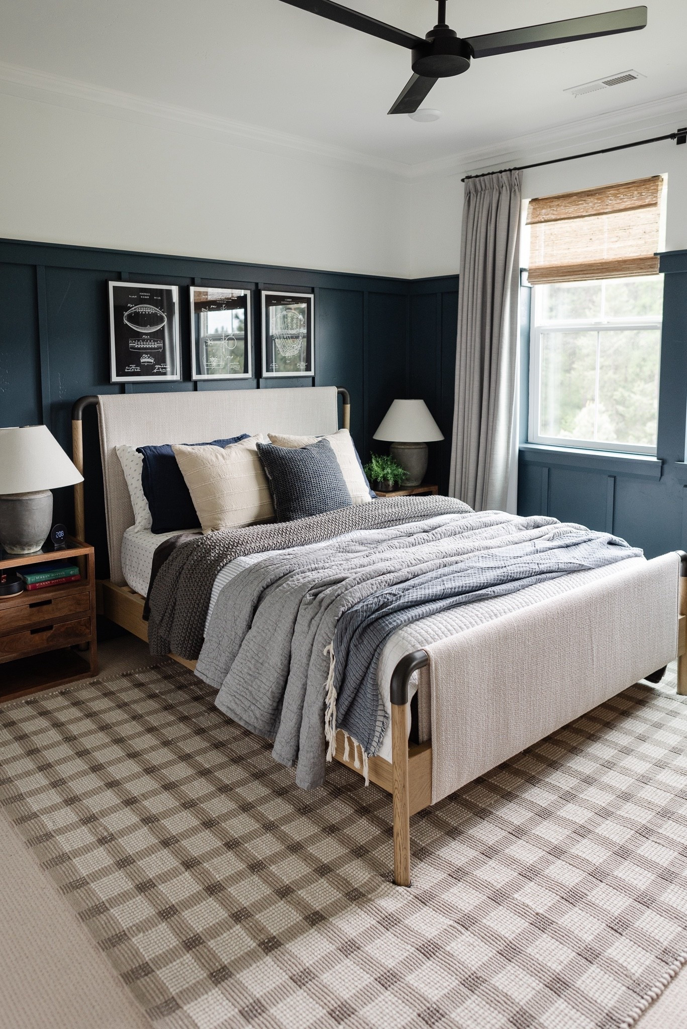 Jack’s Room Paint Color

Walls: BM Brush Blue
A soft, muted blue that feels calm and timeless without reading too dark.

This shade is part of my whole-home paint color series where I’m sharing every color we’ve used, room by room.

Shop the space below.

boys room paint color, blue bedroom paint, benjamin moore brush blue, kids bedroom paint, neutral blue paint, home paint colors, whole house paint palette, bedroom color inspiration

#LTKKids #LTKHome #LTKstorytime