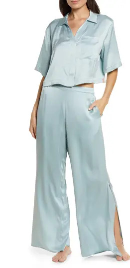 High Waist Washable Silk Pajamas | Nordstrom