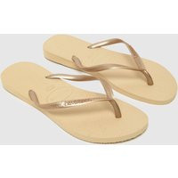 Havaianas Slim Sandals in Gold | Schuh