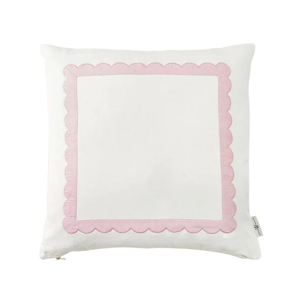 Scallop Trim Pillow in Thistle | Caitlin Wilson Design