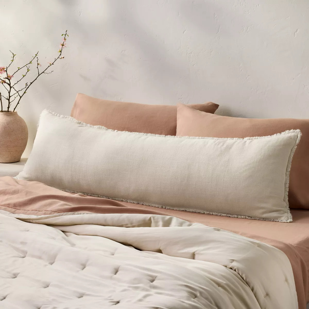 Lumbar Heavyweight Linen Blend Throw Pillow - Casaluna™ | Target