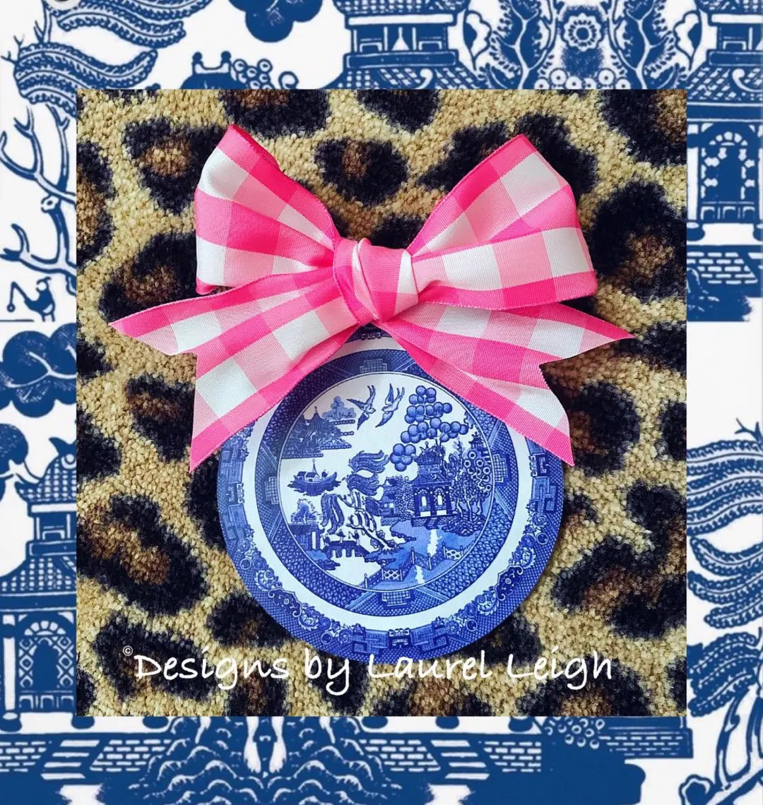 Blue Willow Plate Christmas Ornament | Handmade, Chinoiserie, Designs by Laurel Leigh, Shatterpro... | Etsy (US)