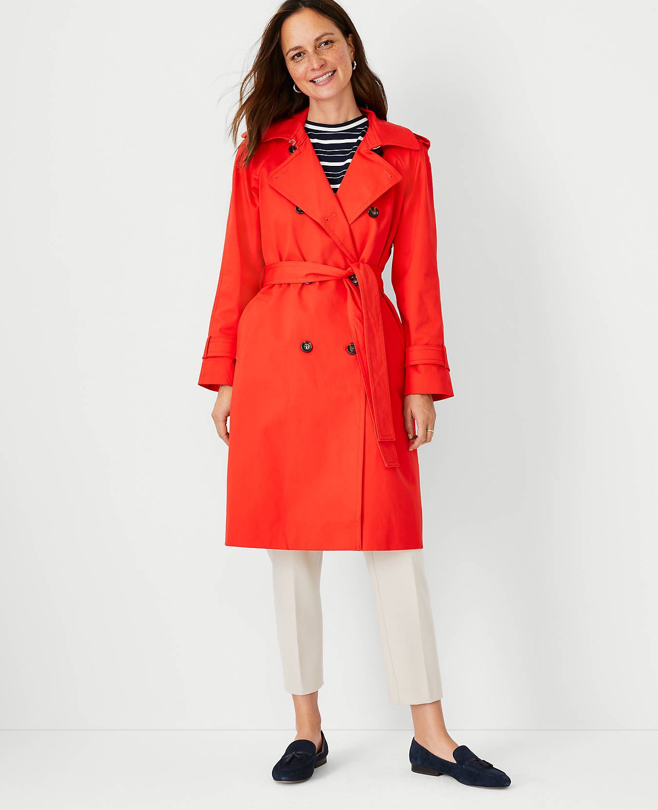 Twill Trench Coat | Ann Taylor (US)