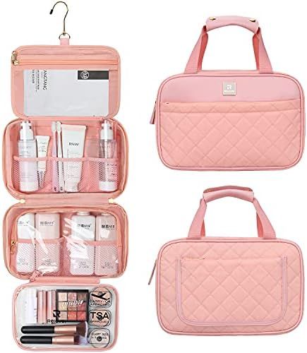 Chomeiu Hanging Toiletry Bag, Toiletry Bags for Traveling with TSA Approved Transparent Cosmetic Bag | Amazon (US)