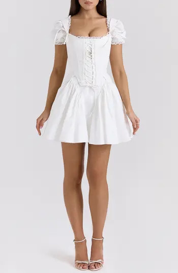 Lili B Puff Sleeve Minidress | Nordstrom