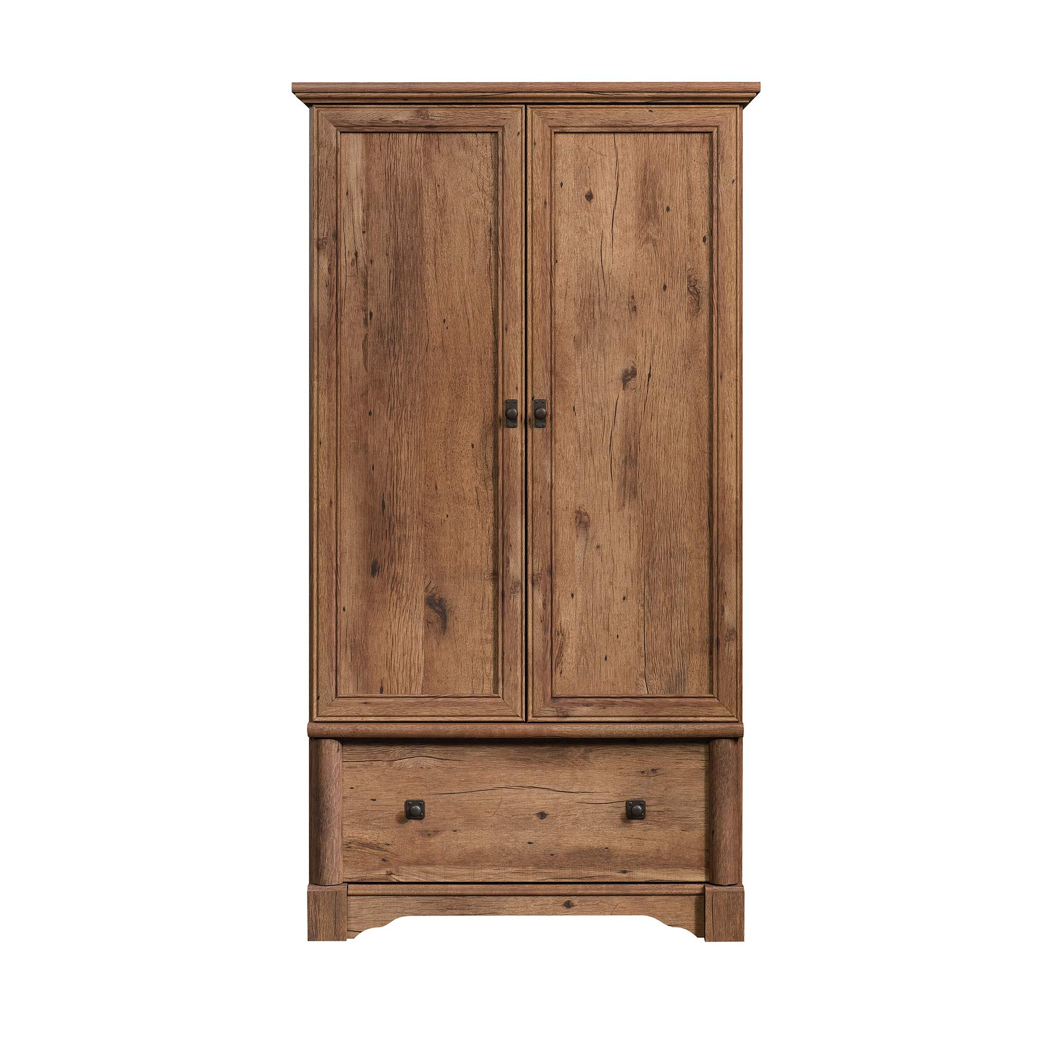 Sauder Palladia Armoire, Vintage Oak finish | Amazon (US)