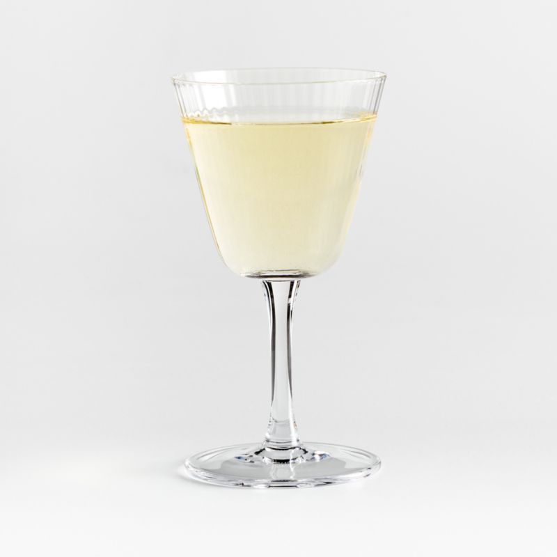 A Coste Short Optic Wine Glass by Athena Calderone + Reviews | Crate & Barrel | Crate & Barrel
