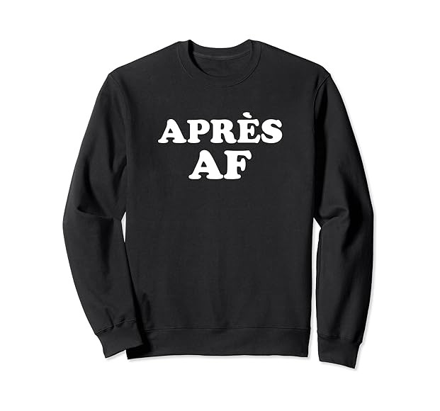 Apres AF Sweater - Retro Ski Vacation Sweater Sweatshirt | Amazon (US)