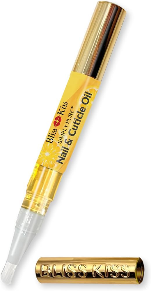Bliss Kiss | 1 Crisp Fragrance | Nail Oil Cuticle Pen w/Vitamin E & Jojoba⏤Nail Strengthener Na... | Amazon (US)