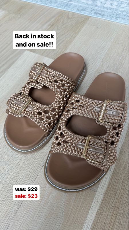 Crochet slide sandals from target back in stock 🙌🏼🙌🏼

#LTKfindsunder50 #LTKshoecrush #LTKsalealert