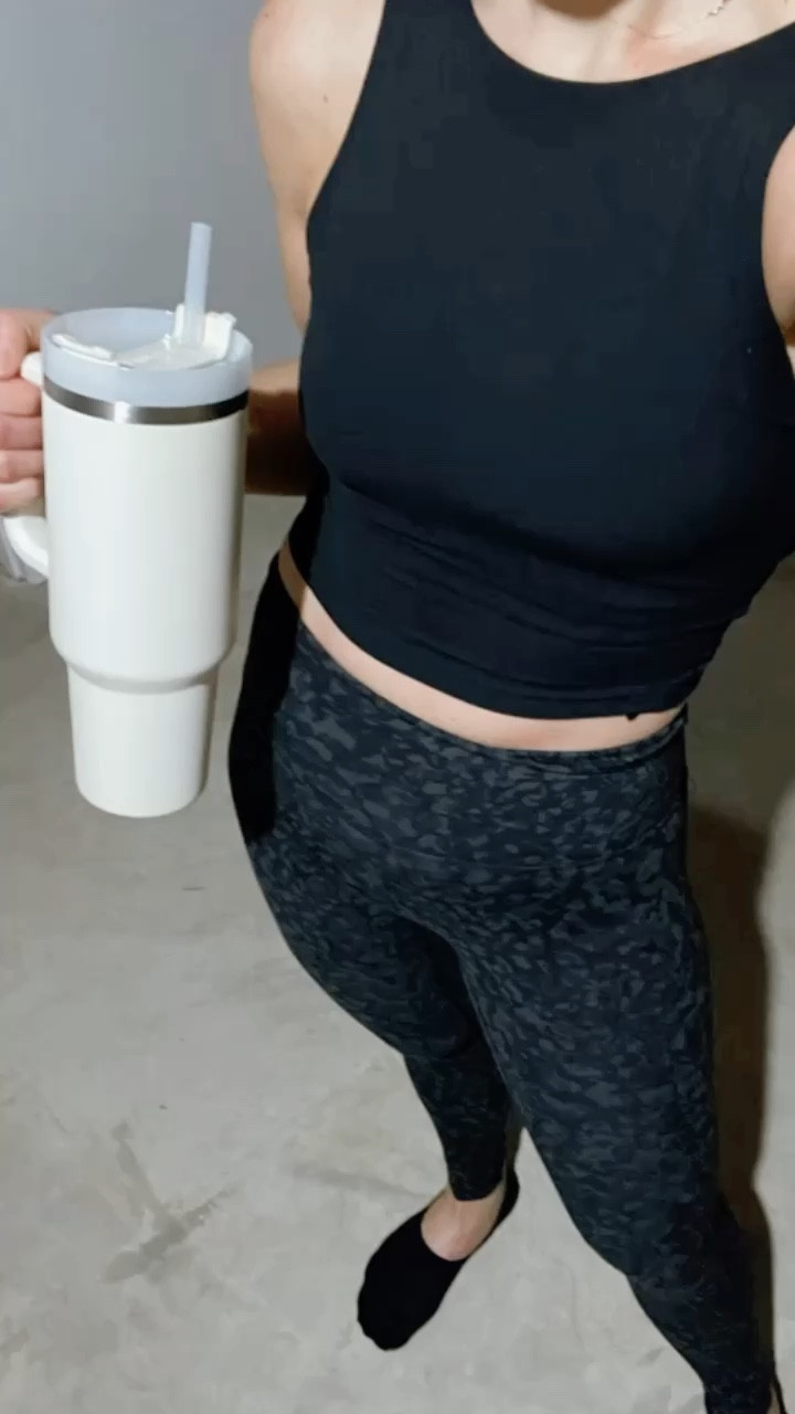 The best lululemon align dupes. Crop bra top and leggings. Also linking the best no show socks! Size medium in top, small in bottoms.

#LTKfit #LTKstyletip