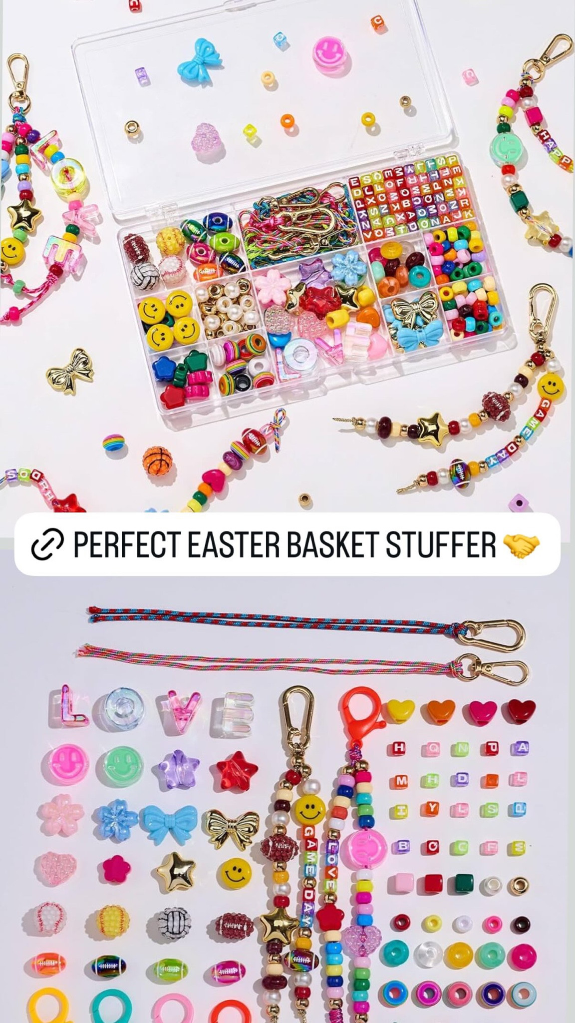 this beaded keychain making kit is the perfect easter basket stuffer

#LTKKids #LTKSeasonal