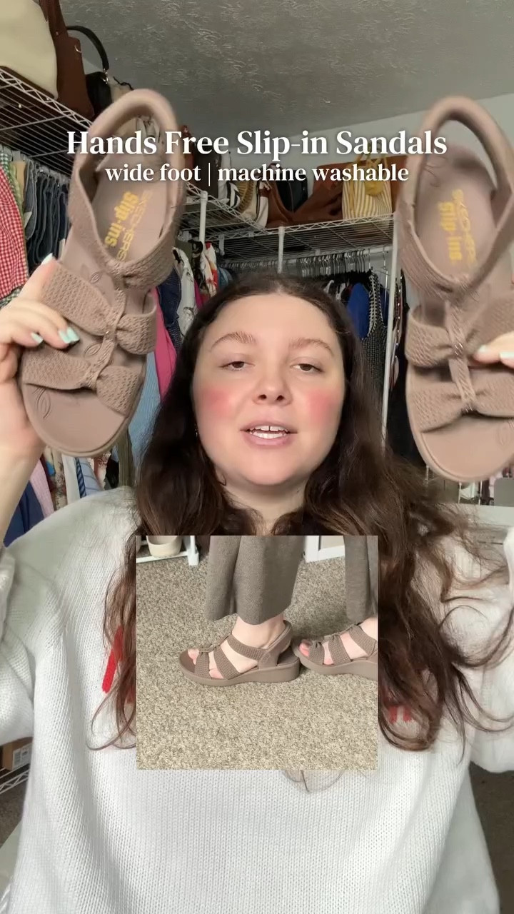 Wide foot and machine washable 🤎 #TikTokShopSpringGlowUp #TikTokShopCreatorPicks #slipinshoes #slipinsandals #widefootsandals