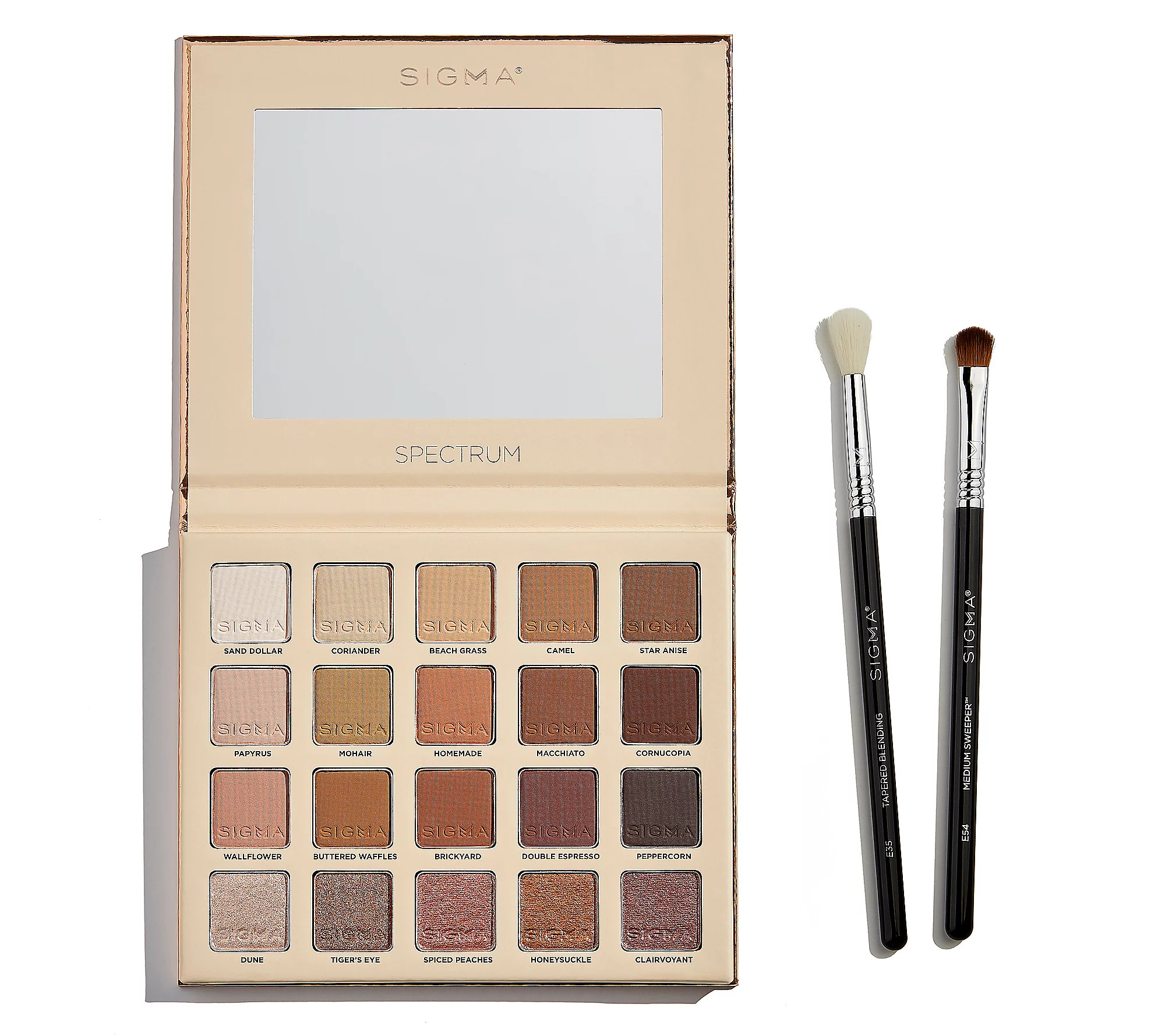 Sigma Beauty New Spectrum Eyeshadow Palette & B rush Set | QVC