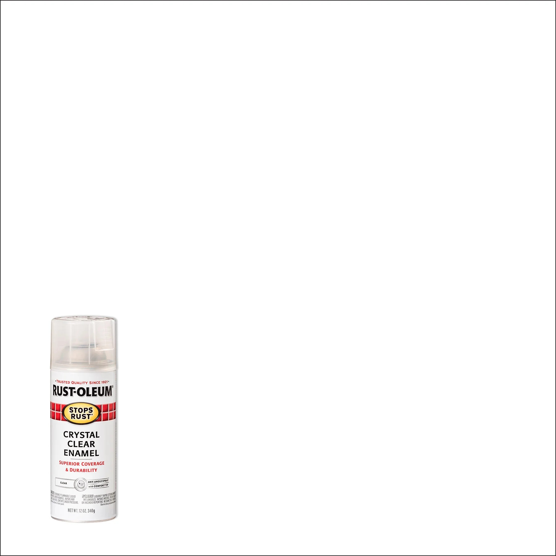 Crystal Clear, Rust-Oleum Stops Rust Gloss Protective Enamel Spray Paint-7701830, 12 oz | Walmart (US)