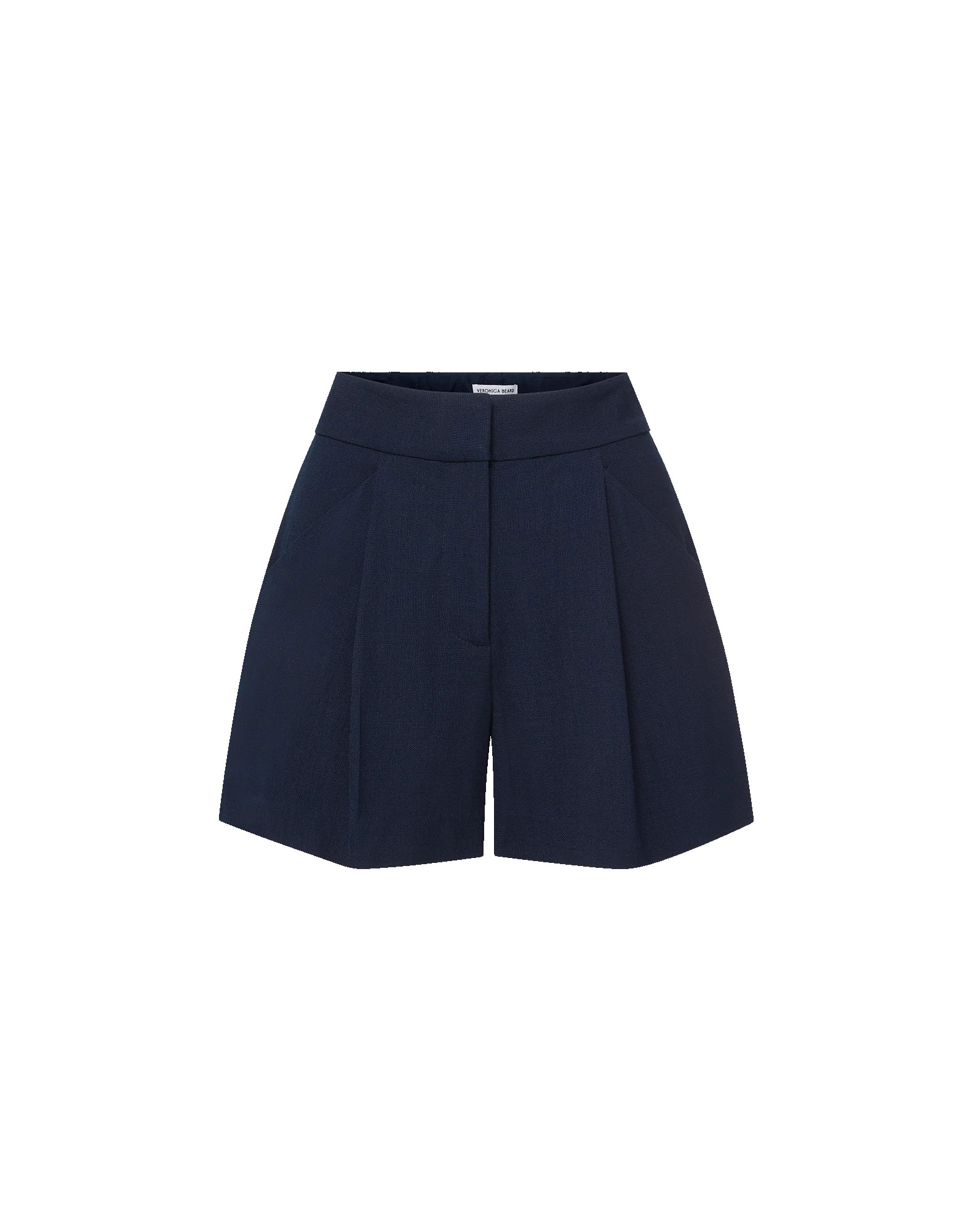 Marbeau Pleated Short in Dove White | Veronica Beard | Veronica Beard