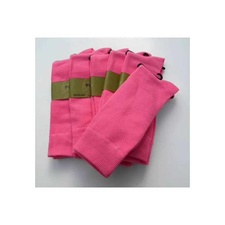 Men's Hot Pink Cotton Dress Socks | Walmart (US)