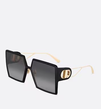 30Montaigne SU Oversized Black Square Sunglasses | DIOR | Dior Beauty (US)