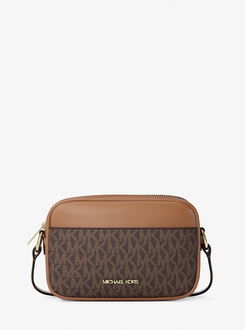 Jet Set Small Signature Logo Camera Crossbody Bag | Michael Kors CA