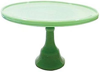 Amazon.com: Tablecraft HJCP13 Glass Cake Stand, 12.875" x 4.375", Green: Home & Kitchen | Amazon (US)