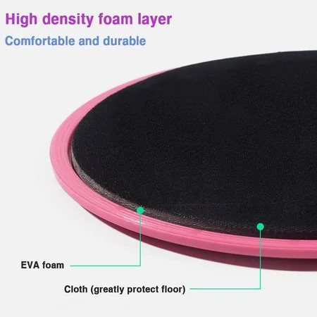 2pcs Gliding Discs Core Sliders for Working Out Exercise Strength Stability Abdominal Glutes Slides | Walmart (US)