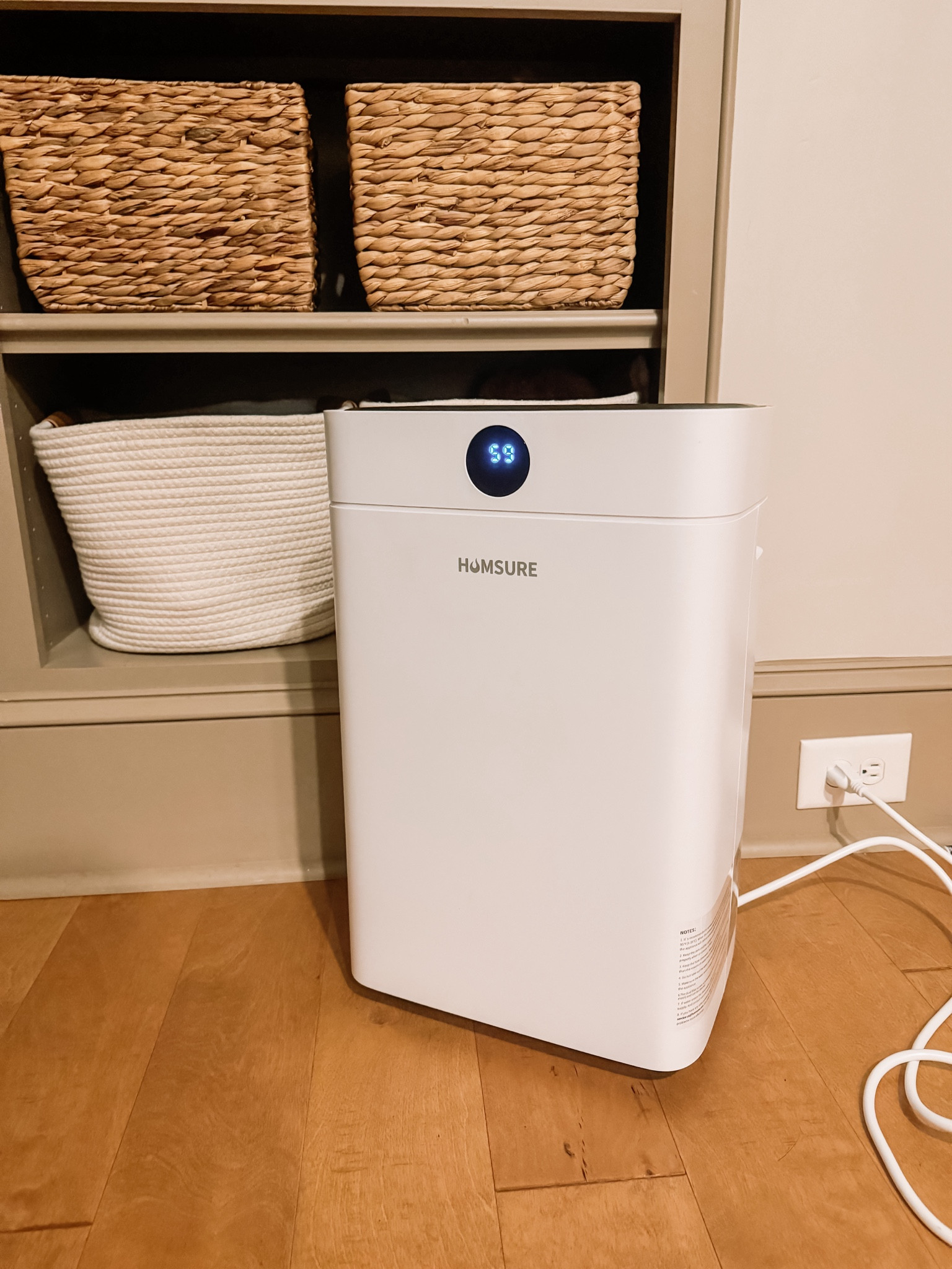 I don’t know why we waited so long to finally purchase a dehumidifier for our home! I’m obsessed and amazed seeing how much water this machine collects in our house. Highly recommend. It also has a drying mode to help quickly dry your hanging items. 

#LTKHome #LTKFamily #LTKSaleAlert