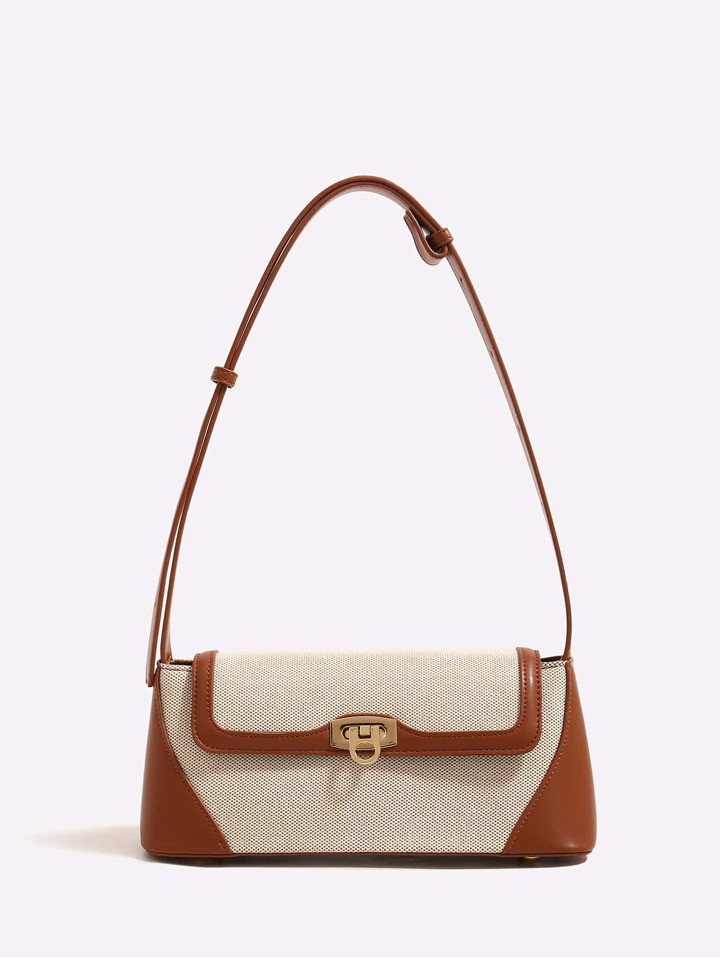 Nova Bolsa de Ombro Versátil e Fashion, Bolsa de Mão, Bolsa de Croissant, Bolsa de Subaxila | SHEIN