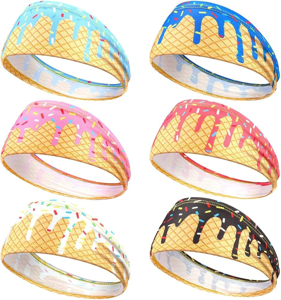 Teenager Baseball Headband Elastic Polyester Sweatband Multi Color for Basketball Football Golf H... | Amazon (US)