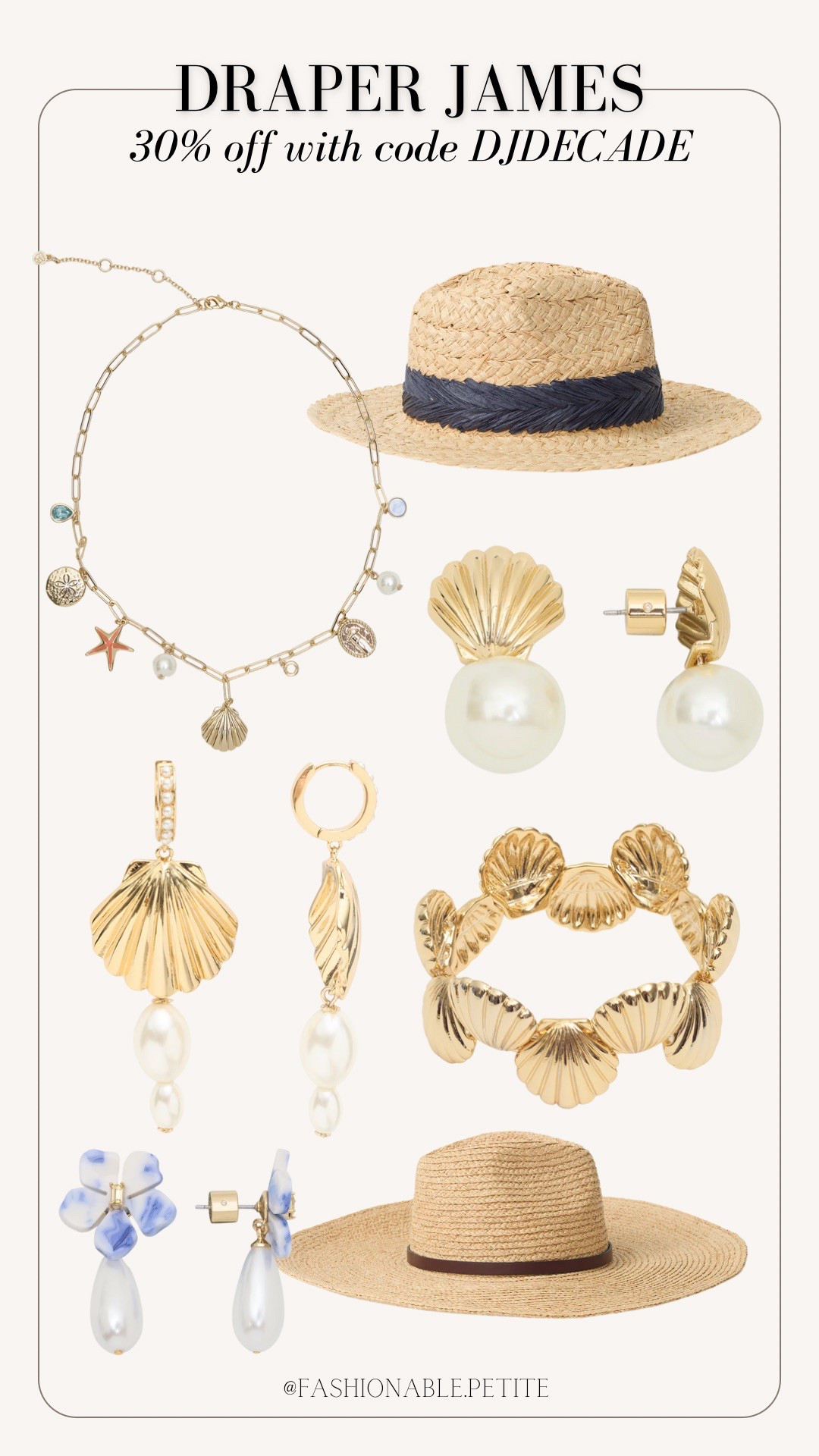Summer accessories I’m loving that are 30% off at Draper James! Lots of beachy jewelry and accessories.

Draper James jewelry accessories beach accessories summer vacation summer hats wide brim hats straw hats 

#LTKTravel #LTKSaleAlert