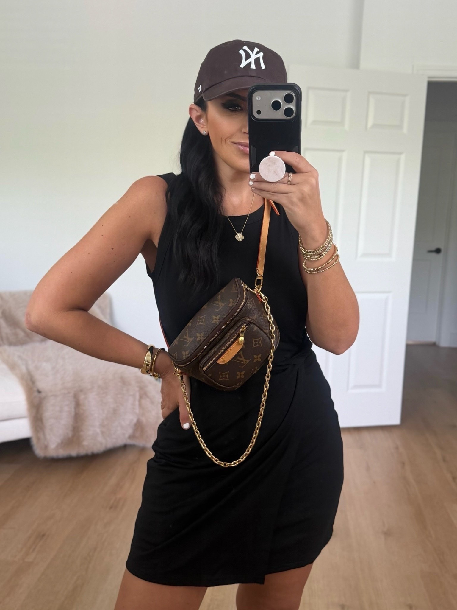 Bodycon Sleeveless Romper wearing size small.