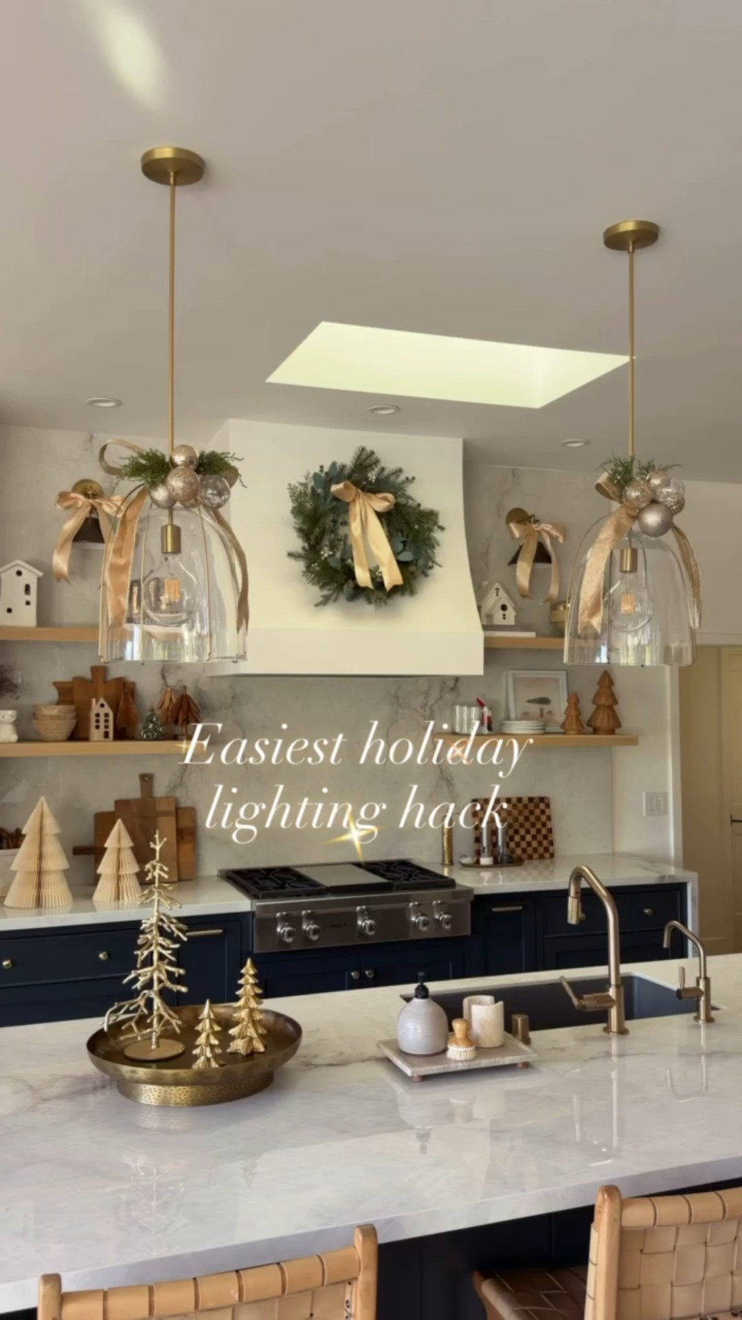 I was trying to think of a different way to dress up our lights this year and I love how this turned out! I essentially used everything I had at home and it was so nice to repurpose decor and not buy anything new. They were so quick and easy to do!
Christmas ornaments, garland, red ribbon, gold ribbons, wreath, Christmas decor, Christmas tree, 

#LTKHoliday #LTKHome #LTKSaleAlert