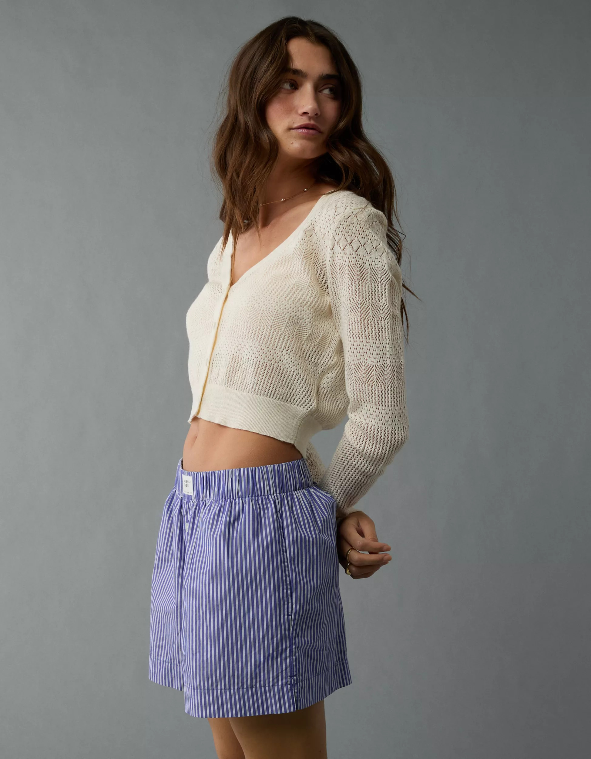 AE Logo Boxer Sleep Short | American Eagle Outfitters (US & CA)