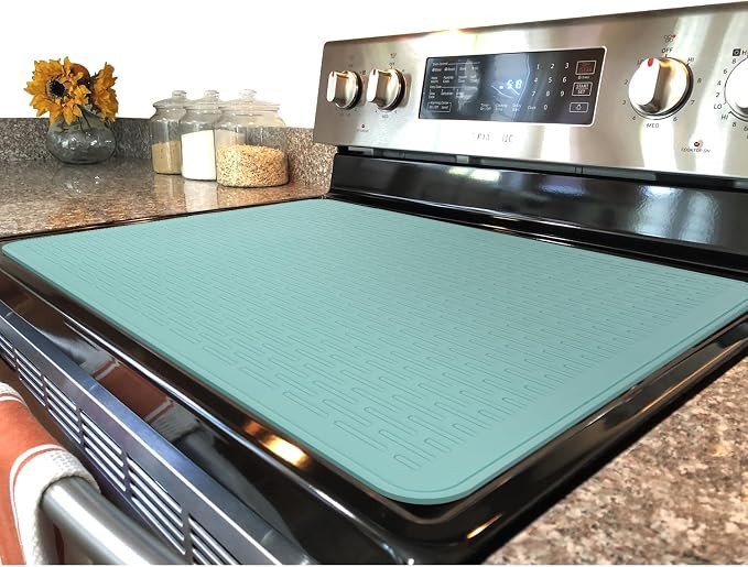 YUHFERA Stove Top Cover for Electric Stove - Silicone Stove Mat for Glass Top, Glass Cooktop Prot... | Amazon (US)