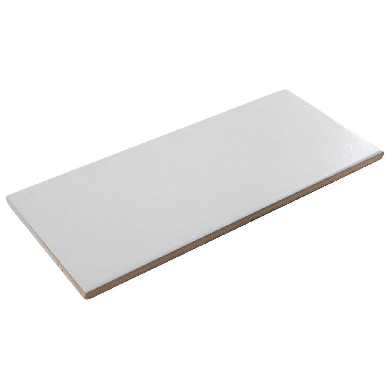 Traditions 4" x 10" Matte Ceramic Tile in Ice White | Bedrosians Tile and Stone