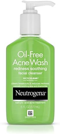 Neutrogena Oil-Free Acne and Redness Facial Cleanser, Soothing Face Wash with Salicylic Acid Acne Me | Amazon (US)