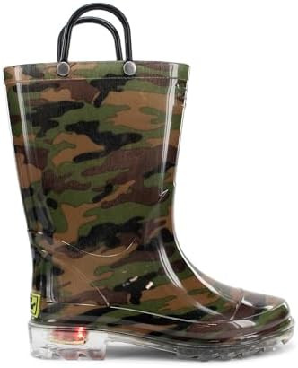 Western Chief Kids Waterproof Light Up Rain Boots With Handles for Easy On and Off for Boys and G... | Amazon (US)