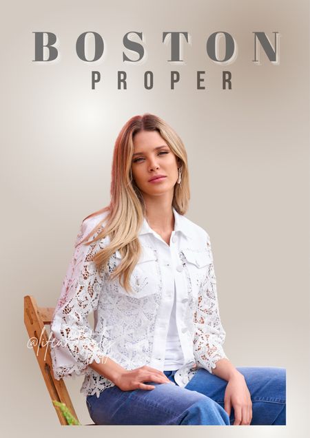 The Embellished Lace Three-Quarter Sleeve Denim Jacket combines classic denim with intricate lace detailing for a feminine twist. Perfect for adding a touch of elegance to your casual look, this jacket pairs beautifully with dresses or jeans alike. Dress it up with a maxi dress and heels for a night out, or keep it casual with a simple tee and leggings. 

#LTKover40 #LTKstyletip #LTKSeasonal