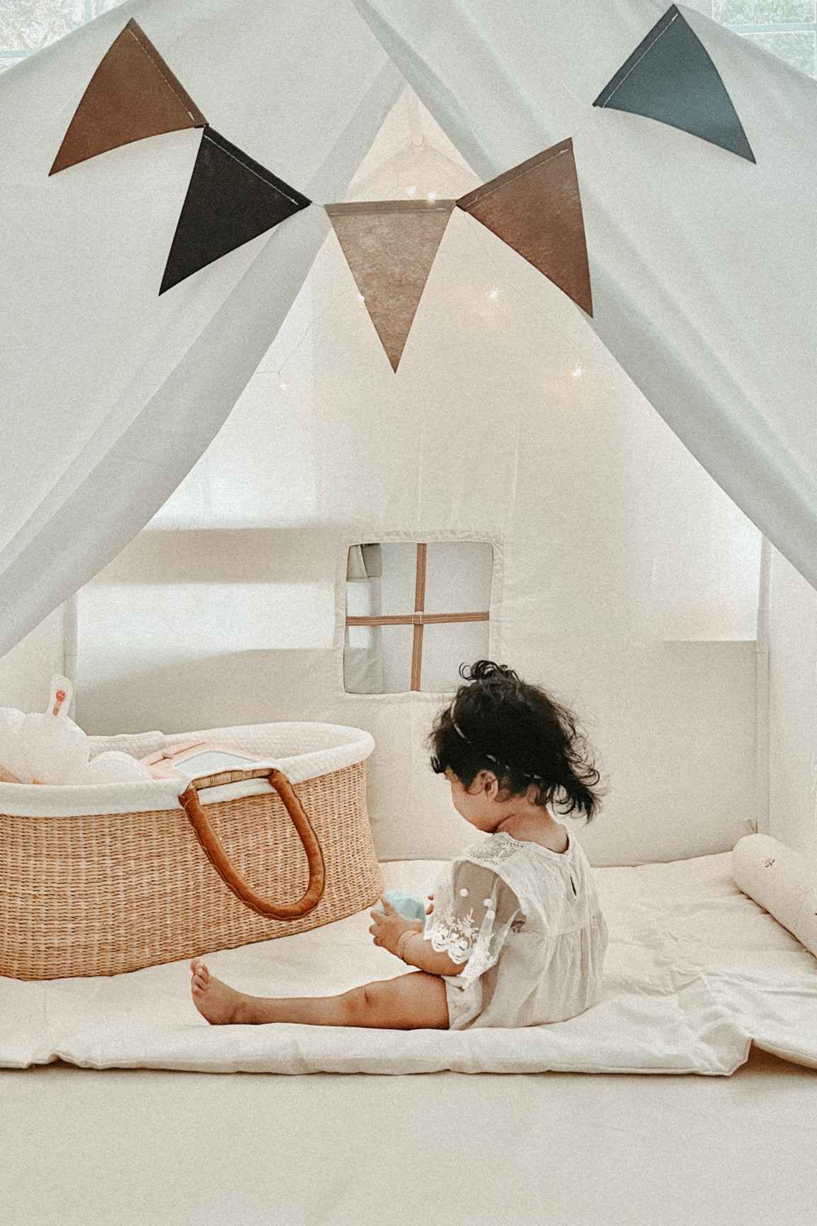 The cutest tent for your little one! Comes with everything the lights and triangle banner! 

#LTKhome #LTKbaby