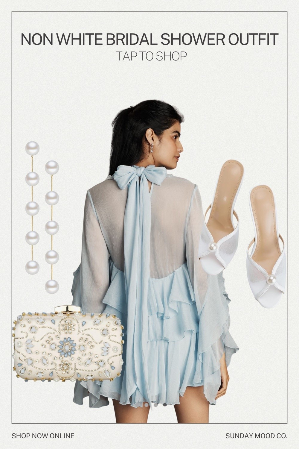 Modern Bridal Shower Look

non white bridal look, bridal shower outfit, modern bride style, rehearsal dinner dress, blue bridal dress, white bridal accessories, bridal outfit inspo, wedding events fashion, elegant bride style

#LTKStyleTip #LTKSaleAlert #LTKWedding